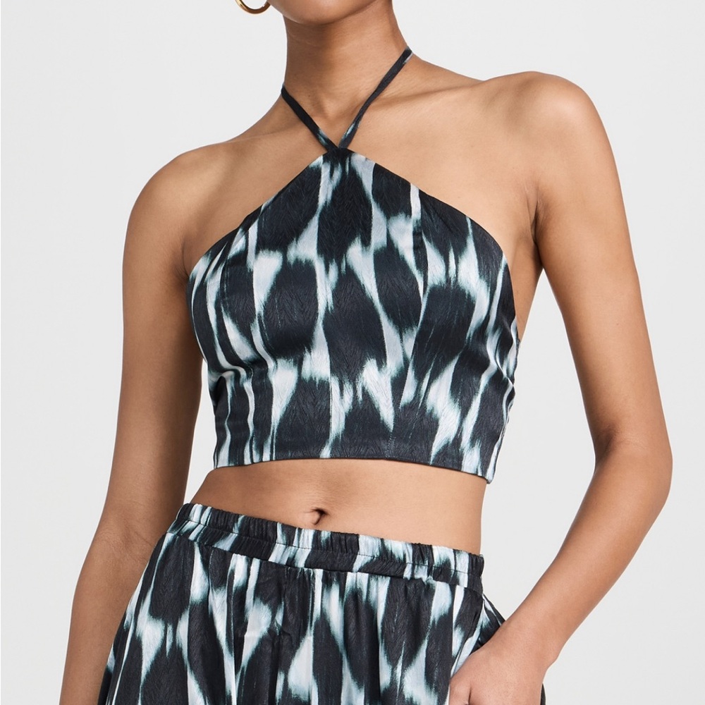 NWT Diarrablu halter crop top